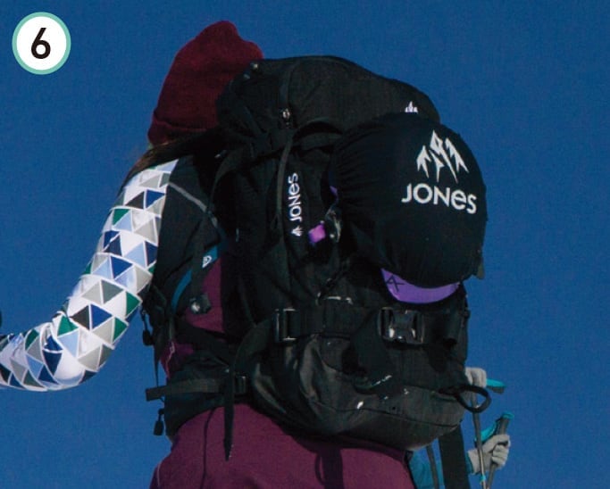 DSCNT 19L - Bags 23/24 | Jones Snowboards 公式