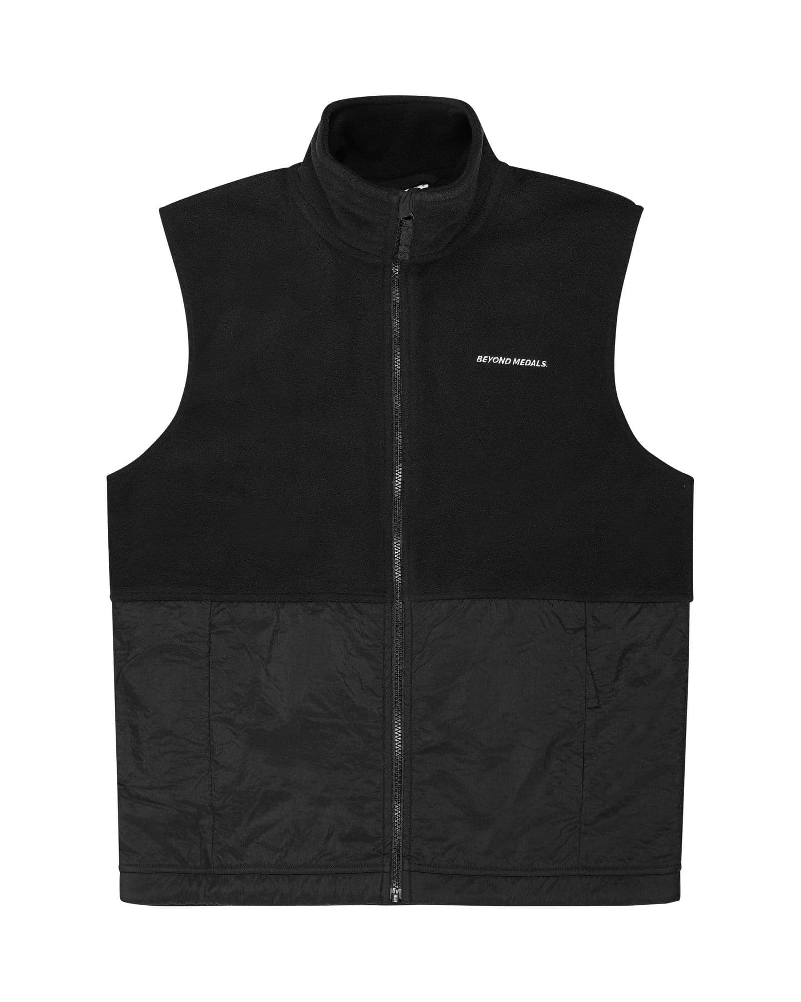 Fleece Vest Black | AW23 Layering | Beyond Medals