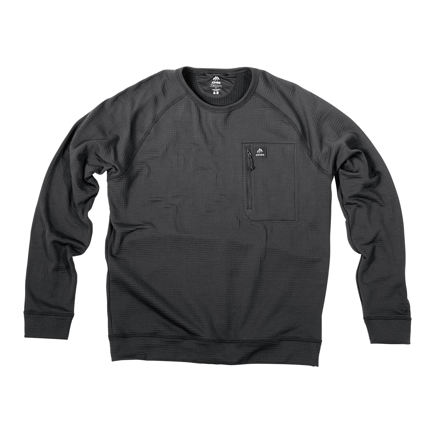 Flagship Recycled Grid Fleece Crew Jones Snowboards 公式