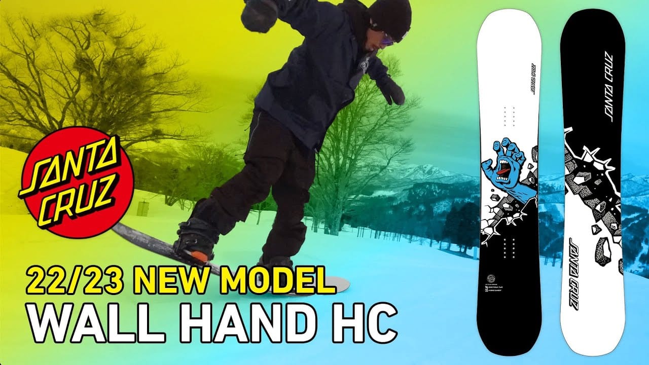 美品　SANTA CRUZ 152センチ WALL HAND HC 動画でボード紹介「WALL HAND HC」 | Santa Cruz Snowboards 公式