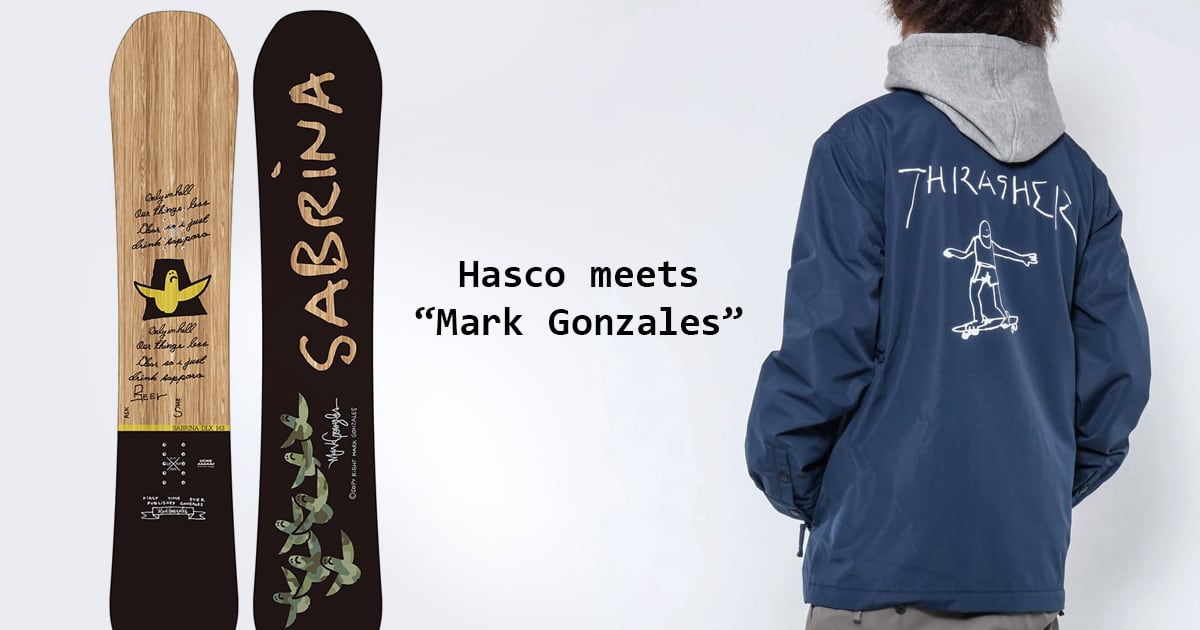 Hasco meets Mark Gonzales | ハスコ・エンタープライズ